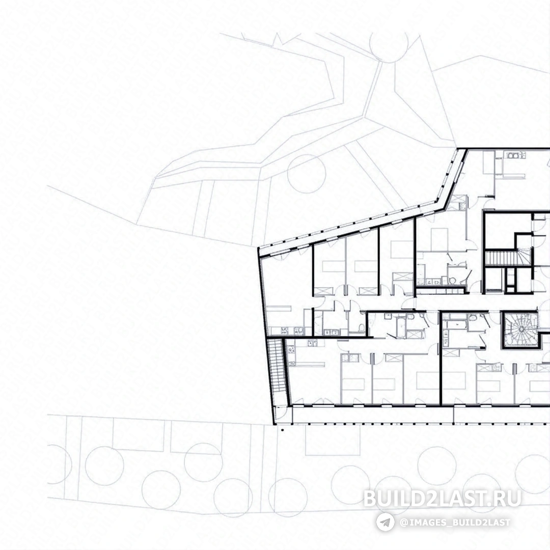 Административное и промышленное здание в Риме, выполненное в стиле рационализма с элементами романского стиля.