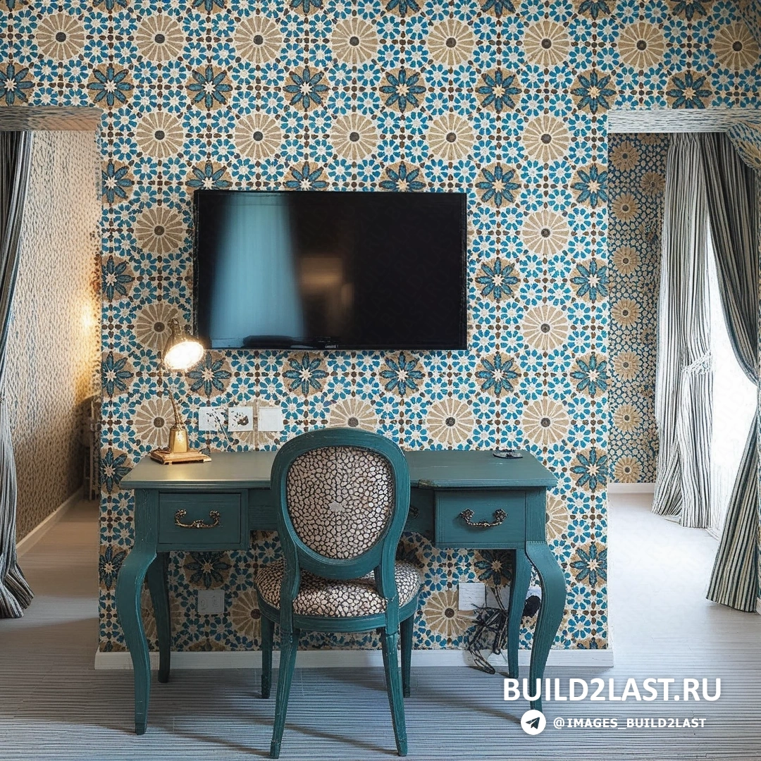 Гостиничный номер с кроватью, зеркалами и ваннами в стиле Ренессанс, отделка в хаки и малиновом