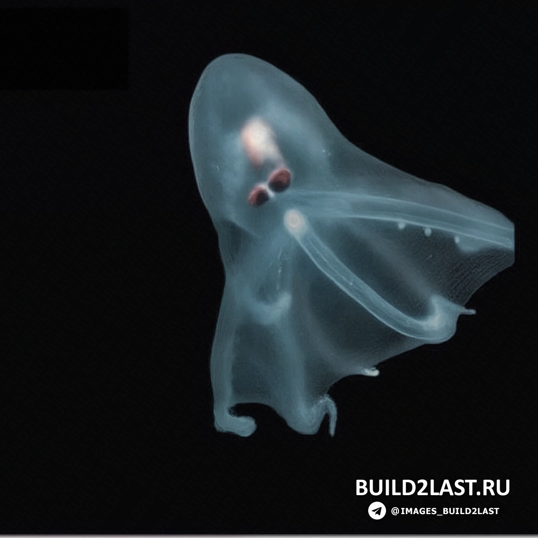 Изображение древнего морского существа, которое адаптировалось к условиям Марианской впадины