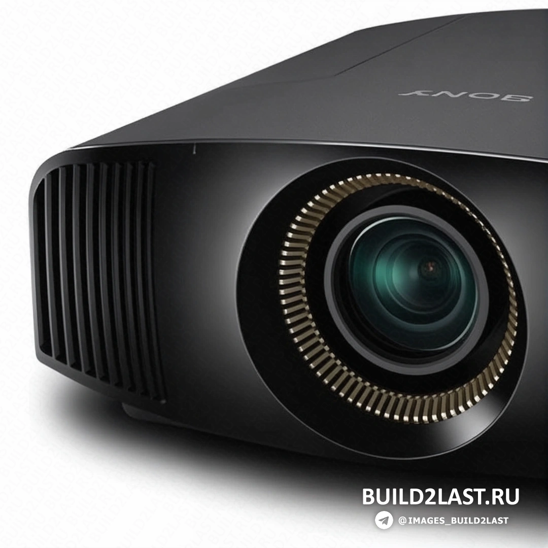 Проектор Sony VPL-VW300ES в интерьере домашнего кинотеатра