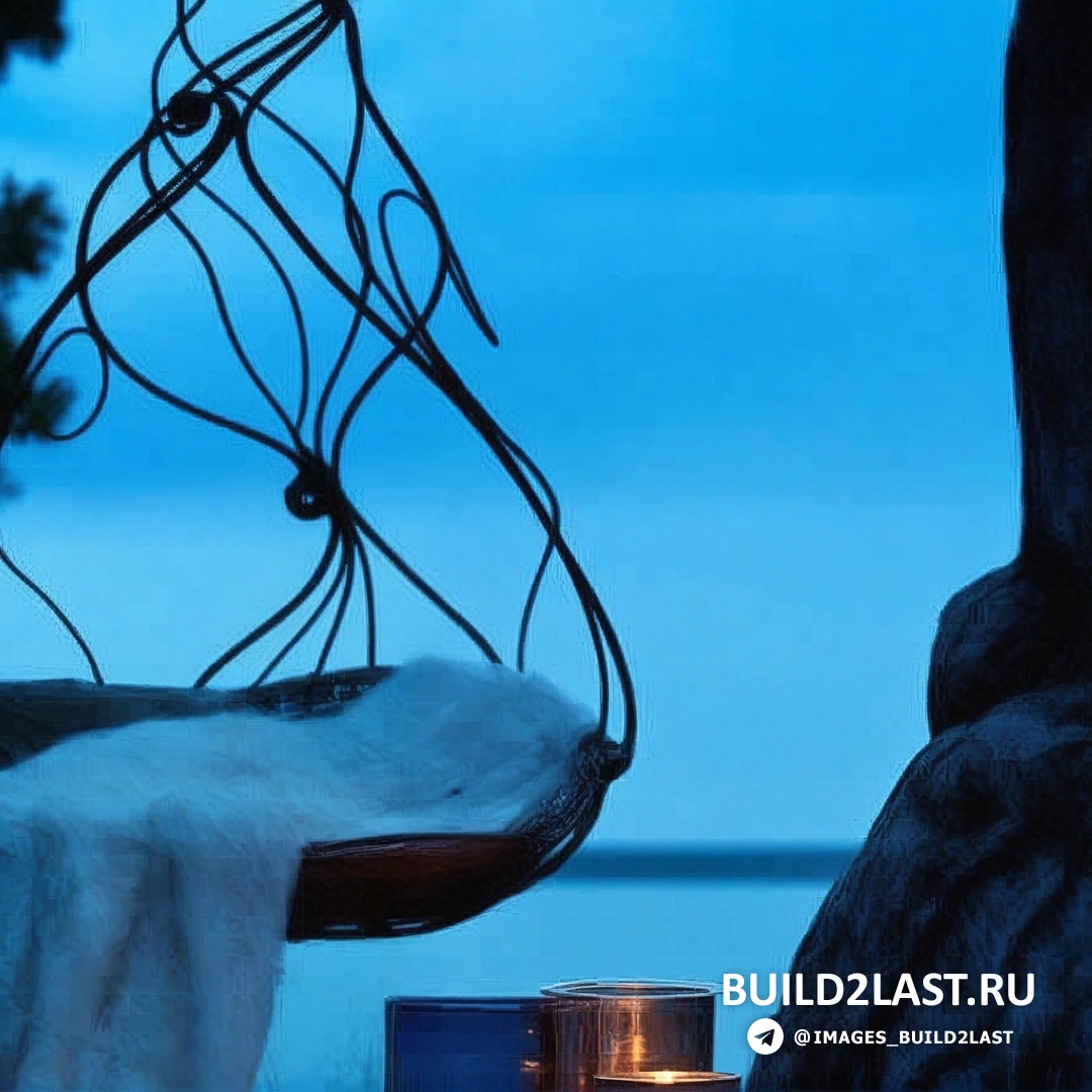 Уютная спальня с теплым освещением и стильной мебелью из дерева